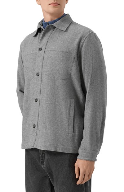 Рубашка из шерсти и кашемира PAUL&SHARK, арт. 15313345, фото 3