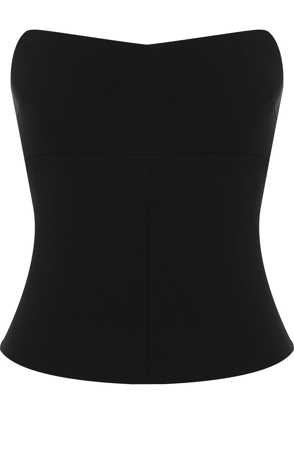 Однотонный топ-бюстье из вискозы TOM FORD черного цвета по цене 280500 руб., арт. 118TS1694-FAX128, фото 1 Однотонный топ-бюстье из вискозы TOM FORD, арт. 118TS1694-FAX128, фото 1