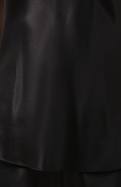 Женская шелковый топ LUNA DI SETA черного цвета, арт. VLST08005 | Фото 5 (Материал внешний: Шелк; Женское Кросс-КТ: Топы; Региональные ограничения белый список (Axapta Mercury): RU; Материал сплава: Проставлено; Нос: Не проставлено)