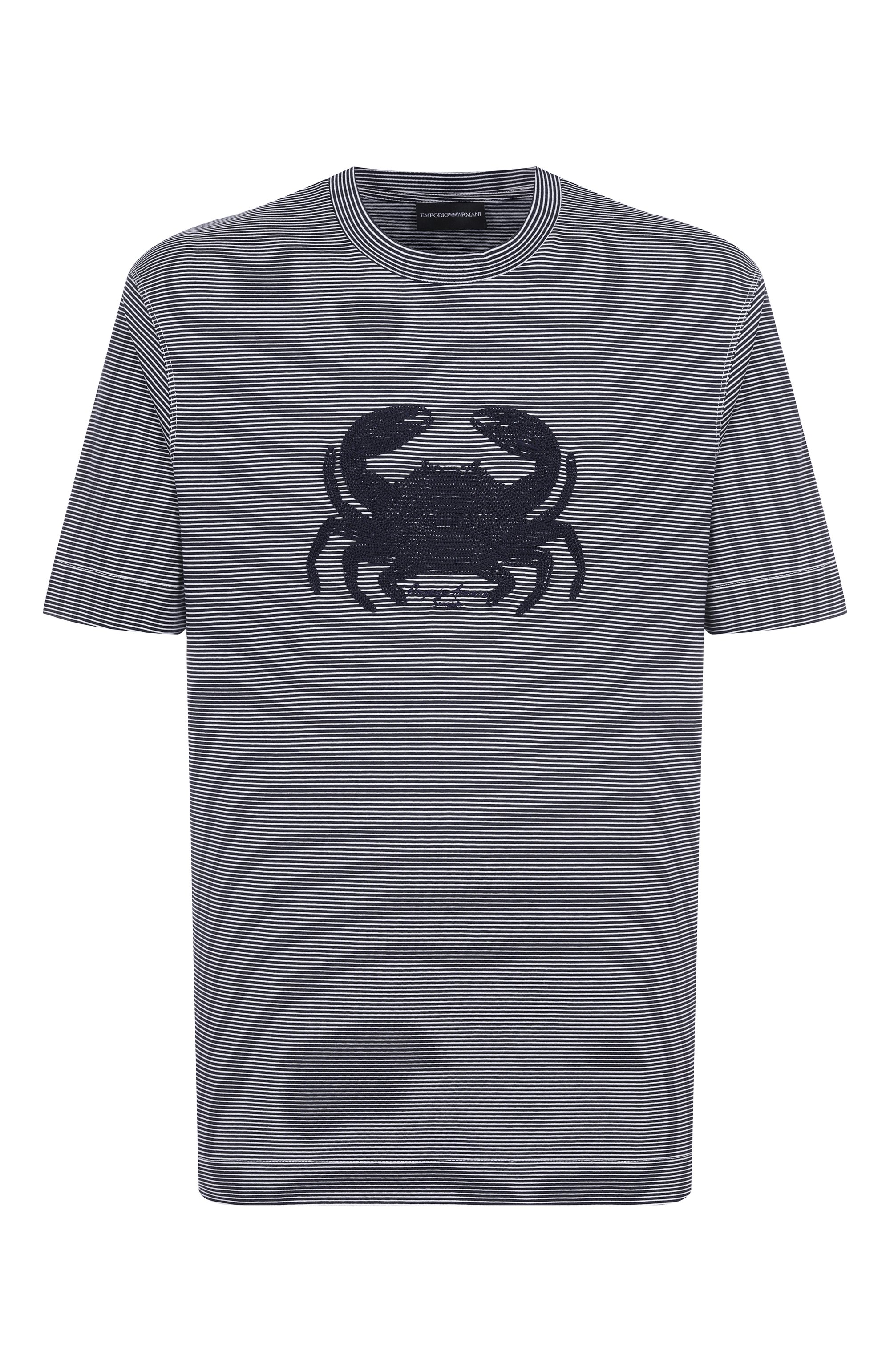 Хлопковая футболка EMPORIO ARMANI, арт. EM000824/AF12927, фото 1
