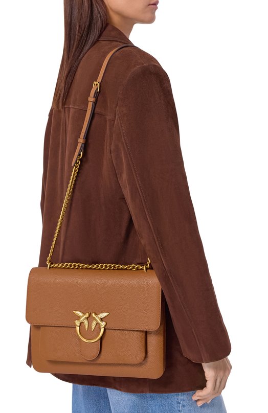 Сумка Love Soft large Pinko 104527/A29Q Коричневый  104527/A29Q Фото 2