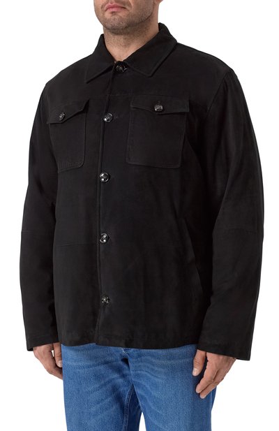 Замшевая куртка-рубашка KITON, арт. UW1936V0421F14, фото 3