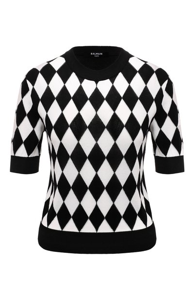 Пуловер из вискозы и хлопка BALMAIN, арт. DF1AL028/KG61, фото 1