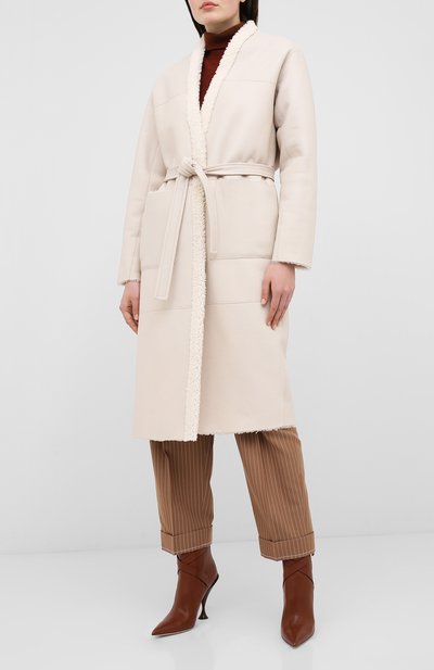 Дубленка с поясом BLANCHA, арт. 20165/300/40/IV0RY, фото 3