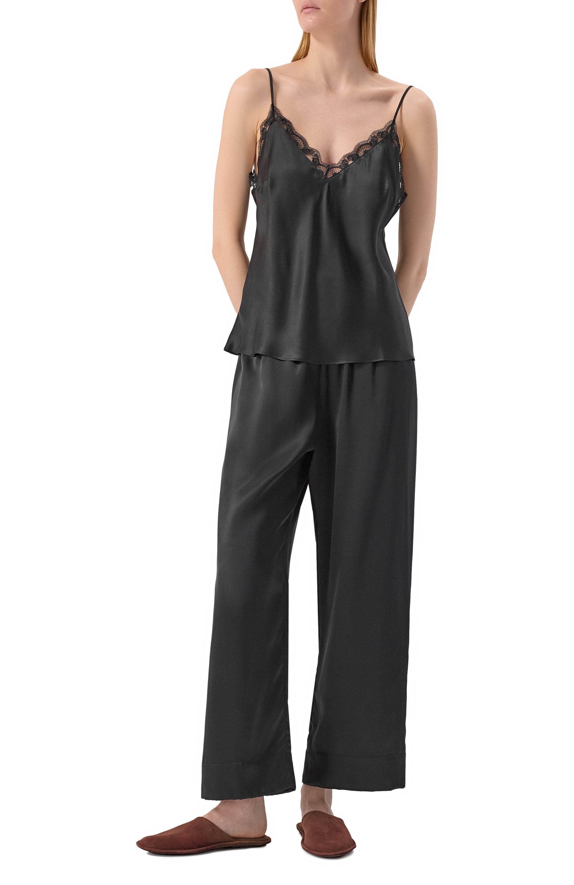 Шелковые брюки SIMONE PERELE, арт. 15B660, фото 2