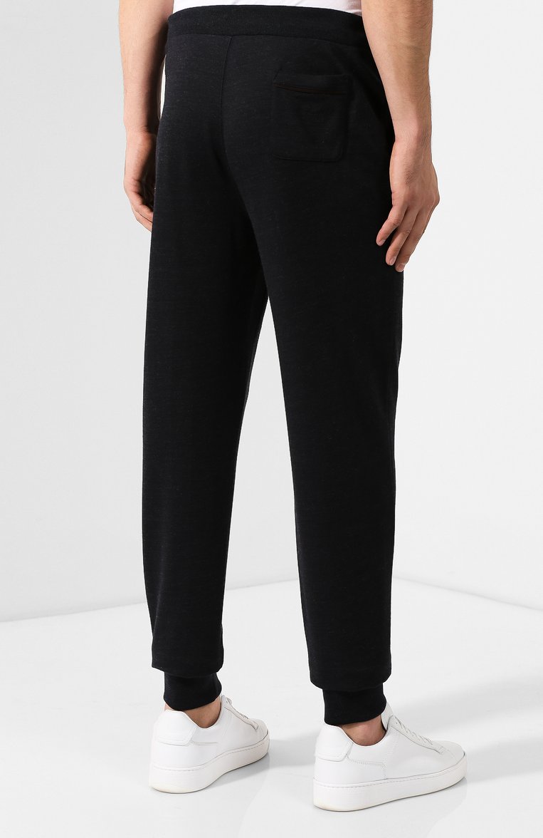 Джоггеры из смеси шелка и шерсти ZEGNA, арт. UT552/TR0R, фото 4