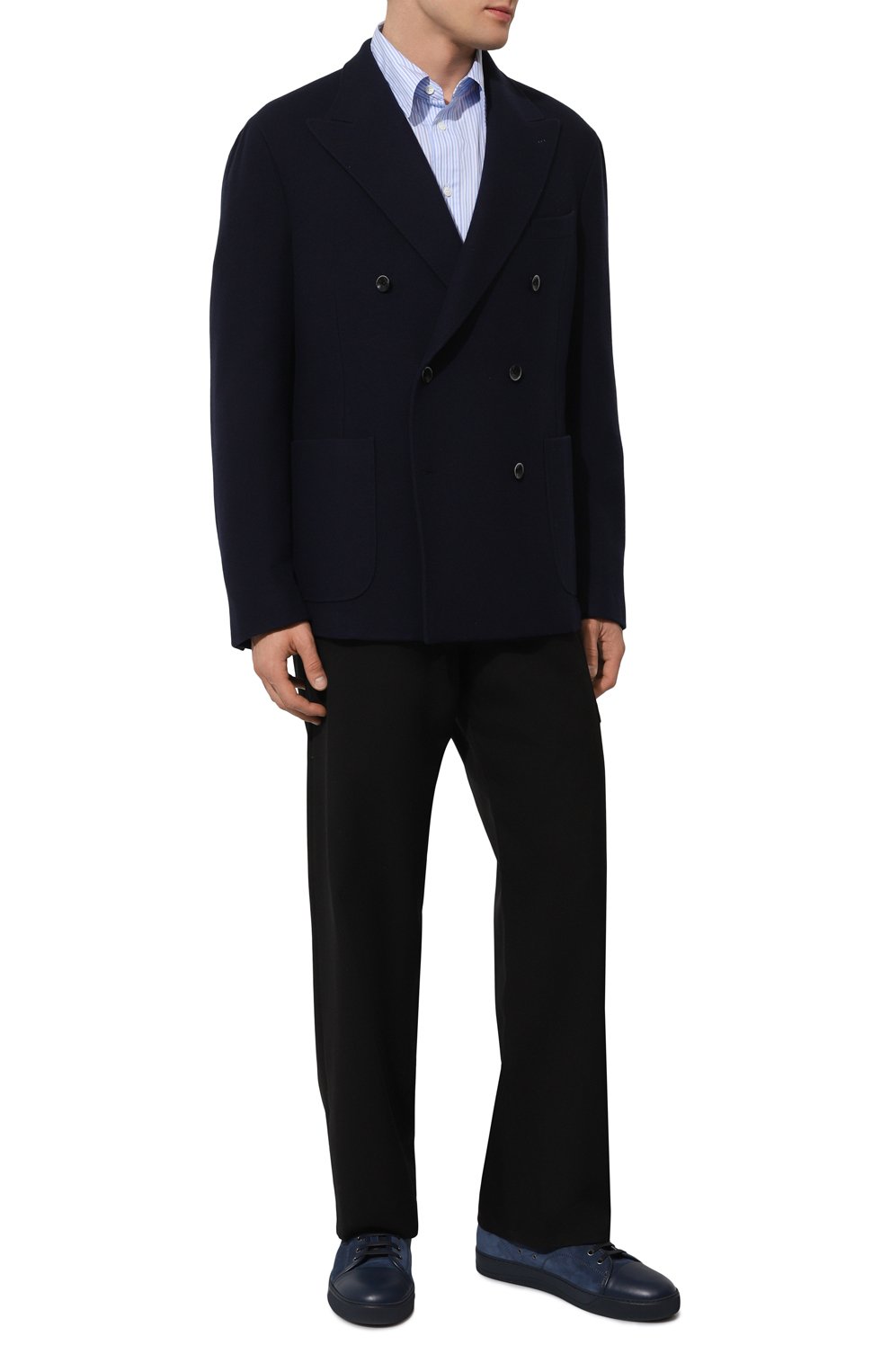 Замшевые кеды dbb1 LANVIN, арт. FM-SKDBB1-ANAP, фото 2