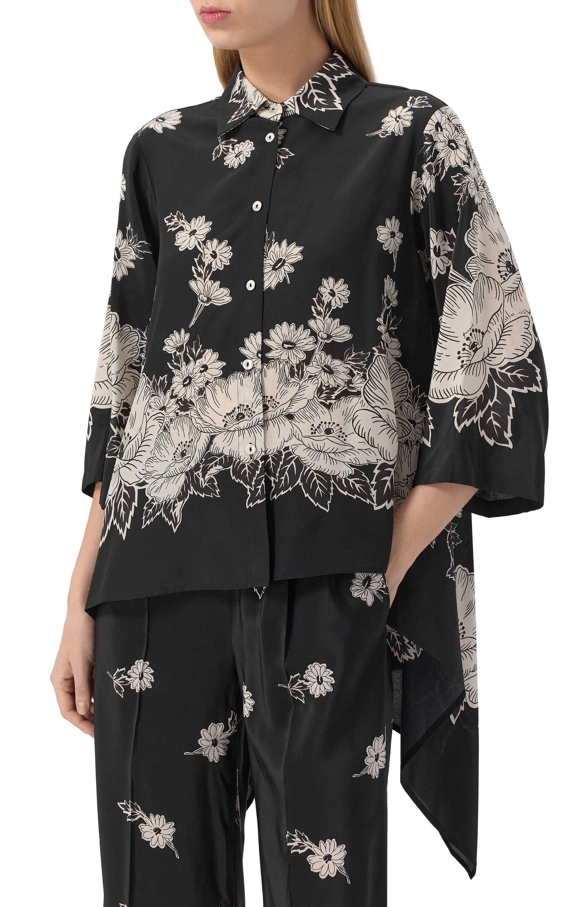 Шелковая блузка P.A.R.O.S.H., арт. D381224, фото 3