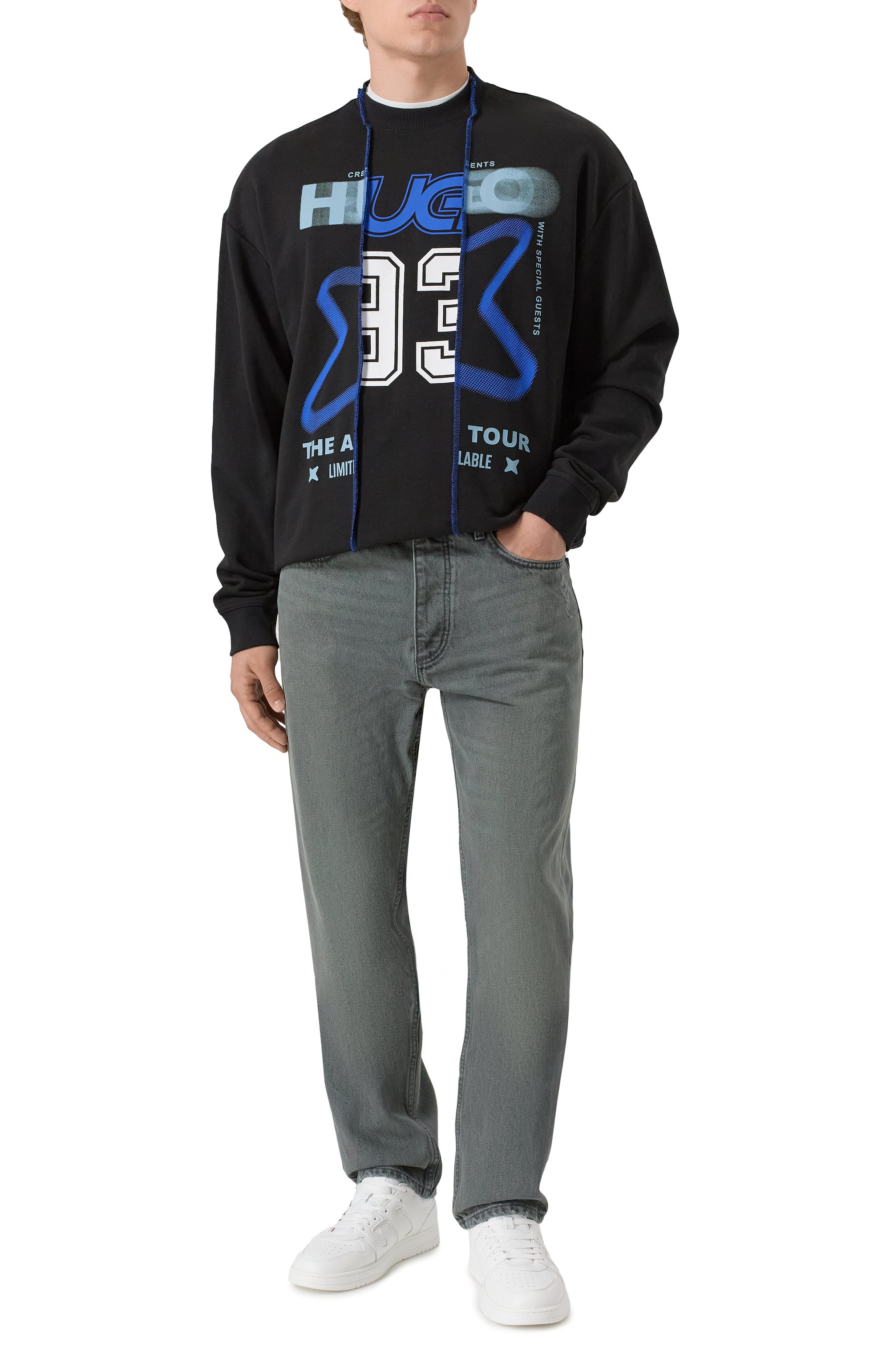 Хлопковый свитшот HUGO BLUE, арт. 50544212, фото 2