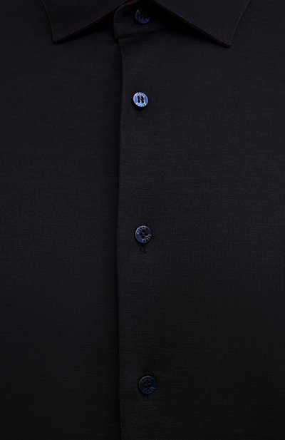 Шерстяная рубашка ZILLI SPORT темно-синего цвета по цене 127000 руб., арт. MFW-66028-000/ZS0004, фото 5 Шерстяная рубашка ZILLI SPORT, арт. MFW-66028-000/ZS0004, фото 5