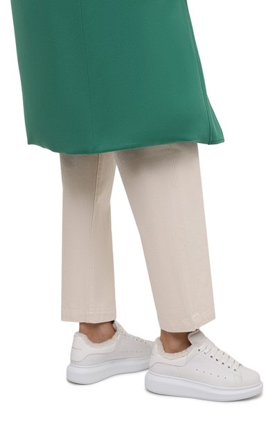 Кожаные кеды oversized ALEXANDER MCQUEEN, арт. 609650/WHVJX, фото 3
