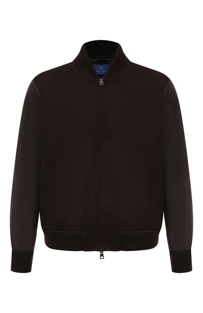 Мужской комбинированный бомбер ANDREA CAMPAGNA, арт. 24U580