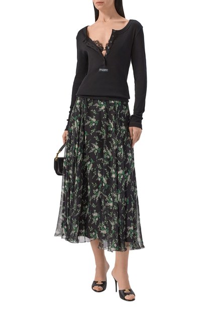 Шелковая юбка DOLCE & GABBANA, арт. F4DBFT/IS12V, фото 2