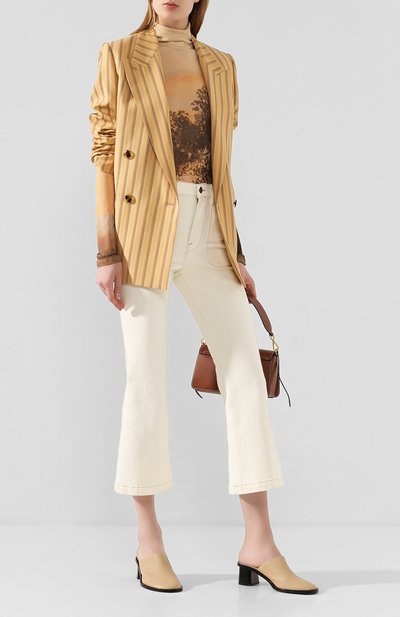 Водолазка из вискозы ACNE STUDIOS бежевого цвета по цене 20950 руб., арт. AL0140/W, фото 2 Водолазка из вискозы ACNE STUDIOS, арт. AL0140/W, фото 2