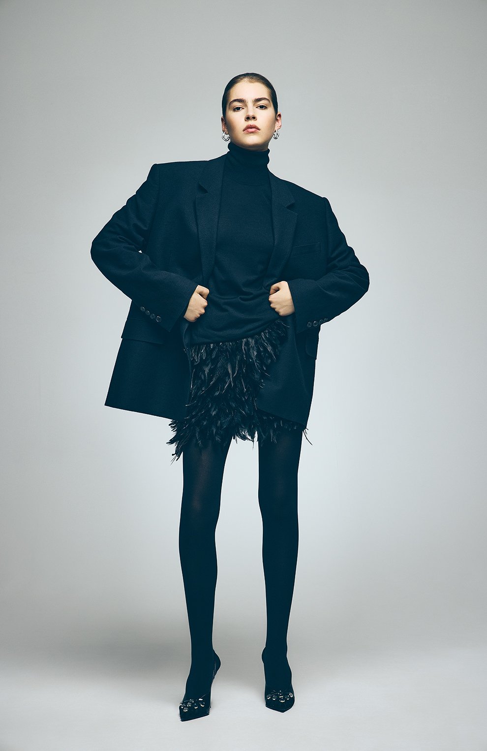 Серьги-кольца с фианитами crush CAVIAR JEWELLERY, арт. CR001, фото 5