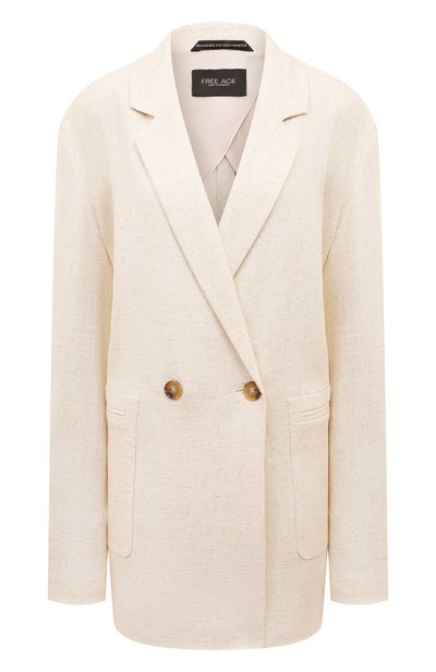 Женский жакет из вискозы и льна FREEAGE, арт. WS24.JK075.2070.912