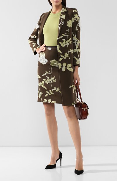 Юбка из смеси хлопка и шерсти DRIES VAN NOTEN, арт. 192-30851-8363, фото 2