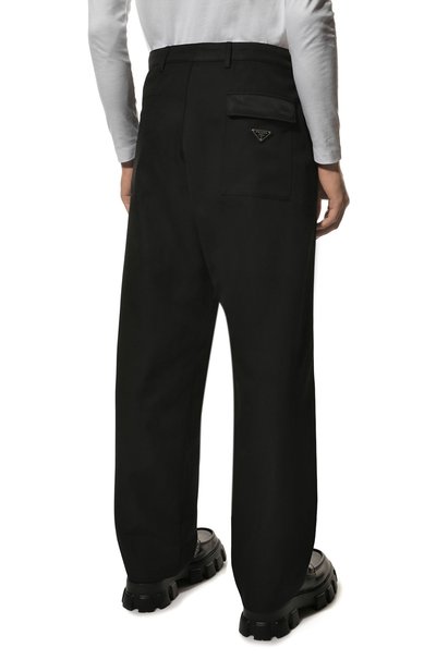 Шерстяные брюки PRADA, арт. SPH177-1XTO-F0002-221, фото 4