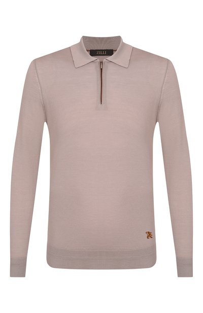 Мужская поло из шерсти и шелка ZILLI, арт. KZP001M0230VLSB00