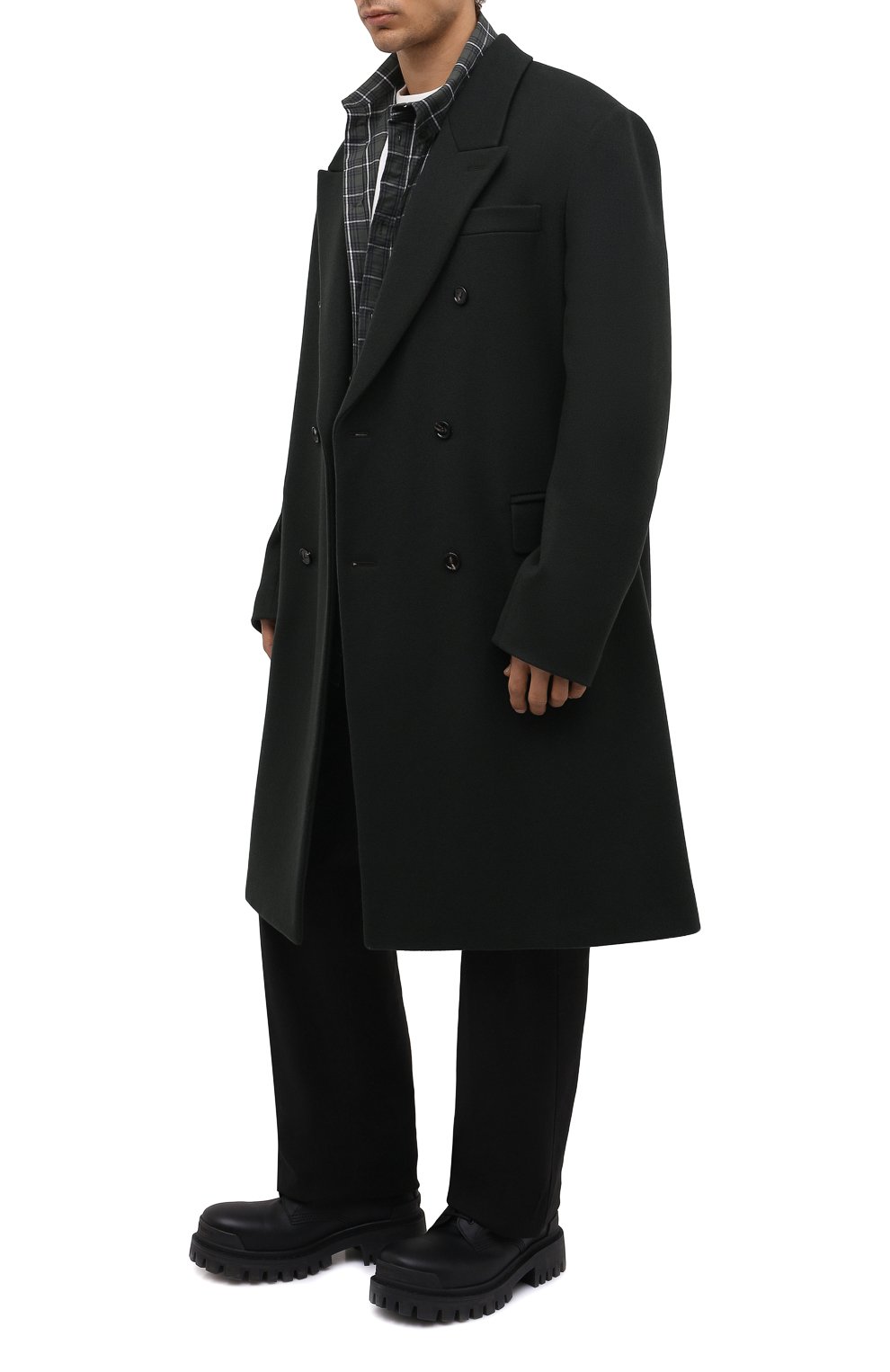 Кожаные ботинки strike BALENCIAGA, арт. 600911/WBB00, фото 2