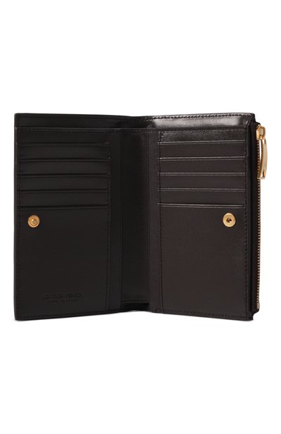Кожаное портмоне BOTTEGA VENETA коричневого цвета по цене 98650 руб., арт. 749940/VCPP2_001, фото 3 Кожаное портмоне BOTTEGA VENETA, арт. 749940/VCPP2_001, фото 3