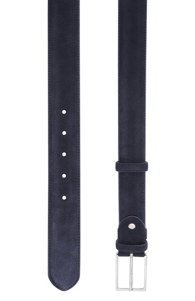 Замшевый ремень DOUCAL'S темно-синего цвета по цене 24700 руб., арт. DC0001SIGMUF0099N05, фото 3 Замшевый ремень DOUCAL'S, арт. DC0001SIGMUF0099N05, фото 3