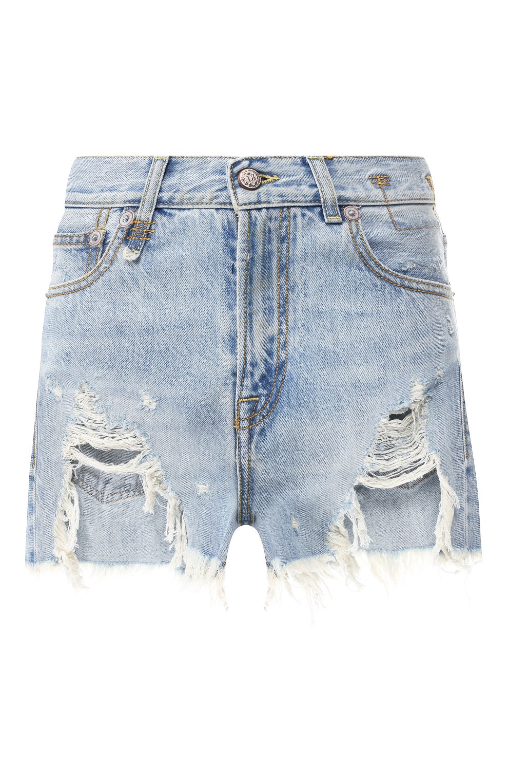 Джинсовые мини-шорты с потертостями R13, арт. R13W0190-476, фото 1
