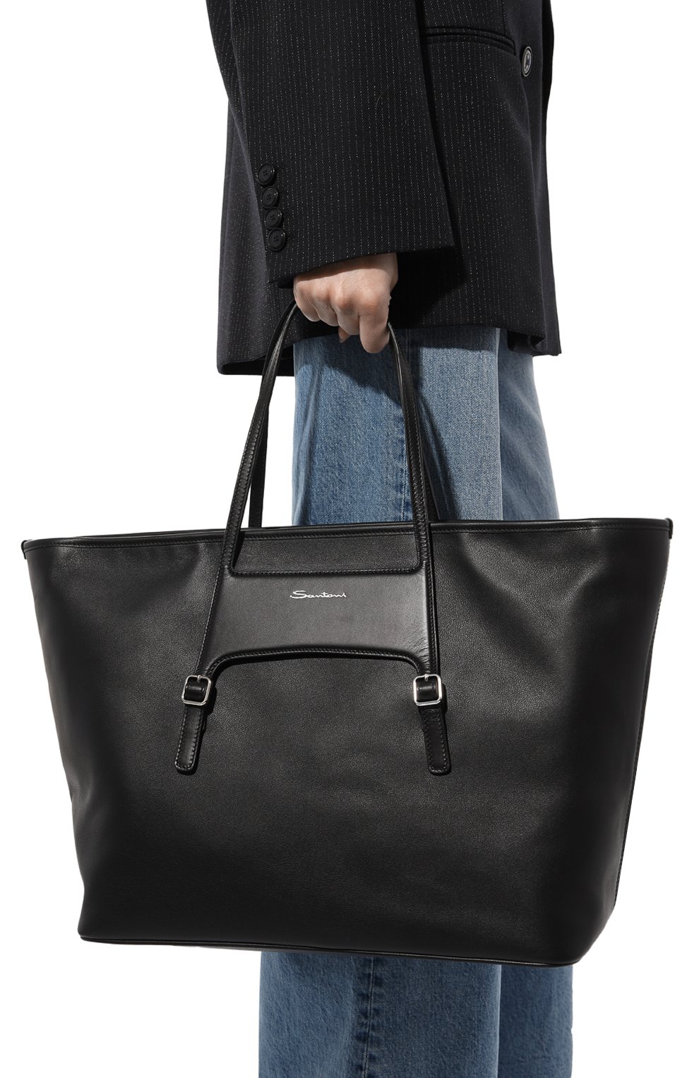 Сумка-тоут SANTONI, арт. DFBBA2330DB-AST4, фото 2