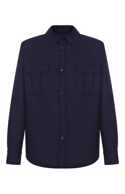 Мужская шерстяная куртка-рубашка BRIONI, арт. SLTB0L/PBA40