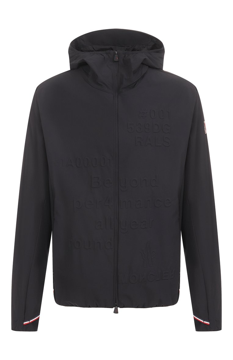 Мужская куртка rals MONCLER GRENOBLE черного цвета, арт. 1A00001/539DG | Фото 1 (Материал внешний: Синтетический материал; Длина (верхняя одежда): Короткие; Материал подклада: Синтетический материал; Рукава: Длинные; Кросс-КТ: Легкие; Стили: Кэжуэл)