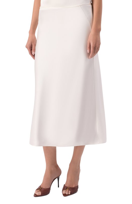 Атласная юбка MVST M26.2PW.S015/F096 D0UBLE SATIN Белый  M26.2PW.S015/F096 D0UBLE SATIN Фото 3