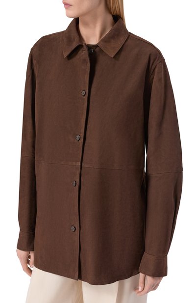 Замшевая рубашка TOTEME, арт. 261-WRT0707-LE0200, фото 3