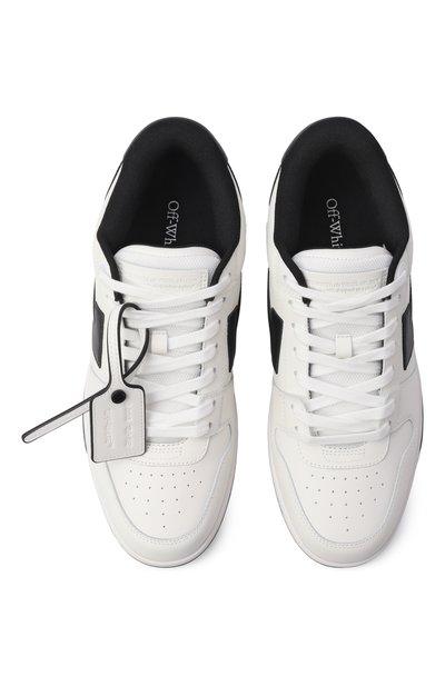 Комбинированные кеды out of office OFF-WHITE, арт. 0MIA189C99LEA019, фото 5