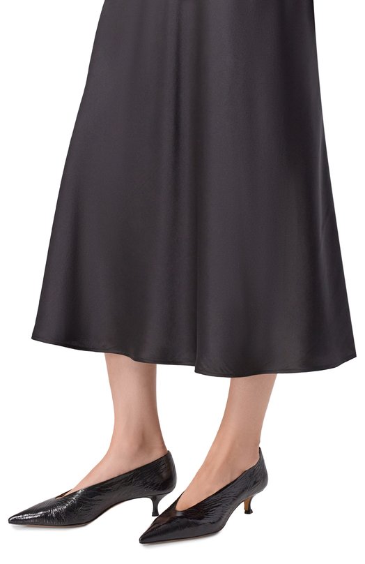 Кожаные туфли Babouche Le Monde Beryl BKT-NPL-BLA Чёрный  BKT-NPL-BLA Фото 3