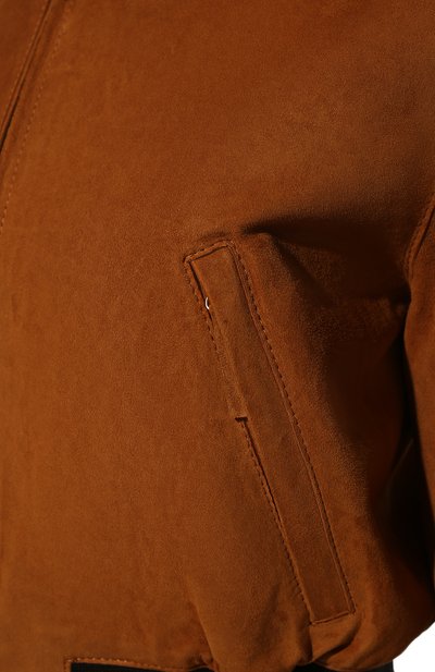 Замшевый бомбер KHAITE, арт. 6058709/MERCEDES, фото 5