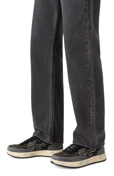 Комбинированные кроссовки nous PREMIATA разноцветного цвета по цене 30500 руб., арт. N0US/VAR 7723, фото 3 Комбинированные кроссовки nous PREMIATA, арт. N0US/VAR 7723, фото 3