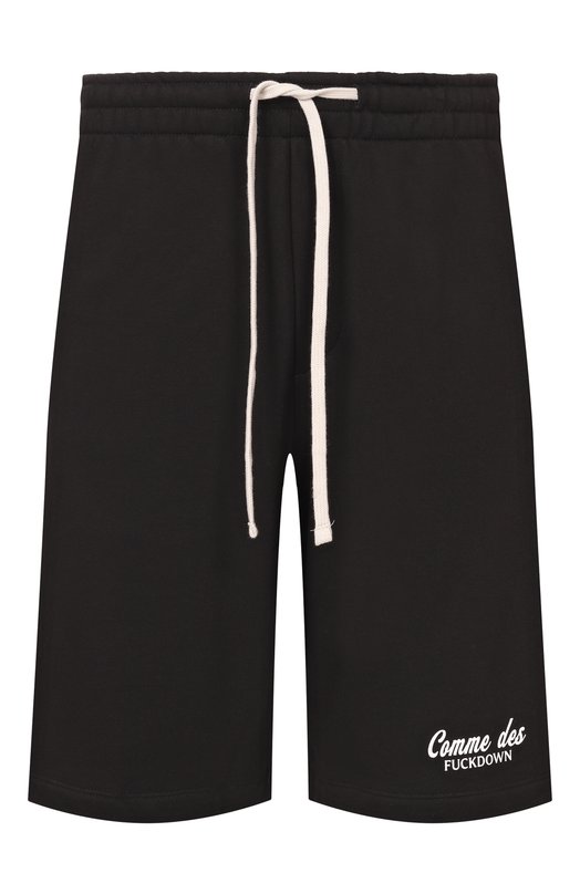 Хлопковые шорты Comme des Fuckdown CFABM01930 Чёрный CFABM01930