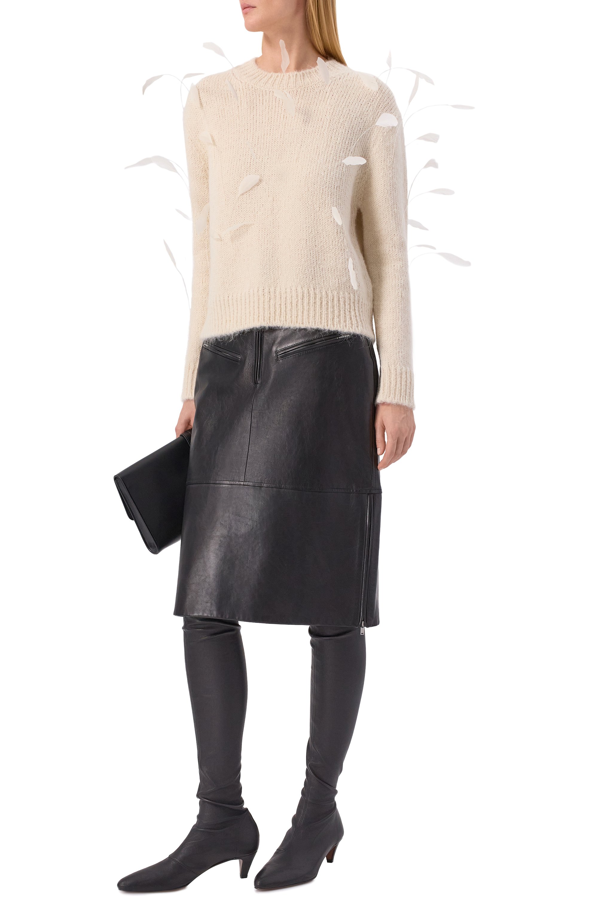 Шерстяной свитер JIL SANDER, арт. J03GP0179/J14810, фото 2