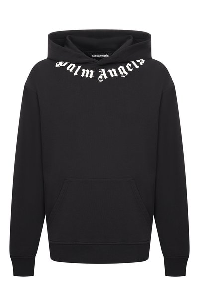Мужской хлопковое худи PALM ANGELS, арт. PAMBB003FL001