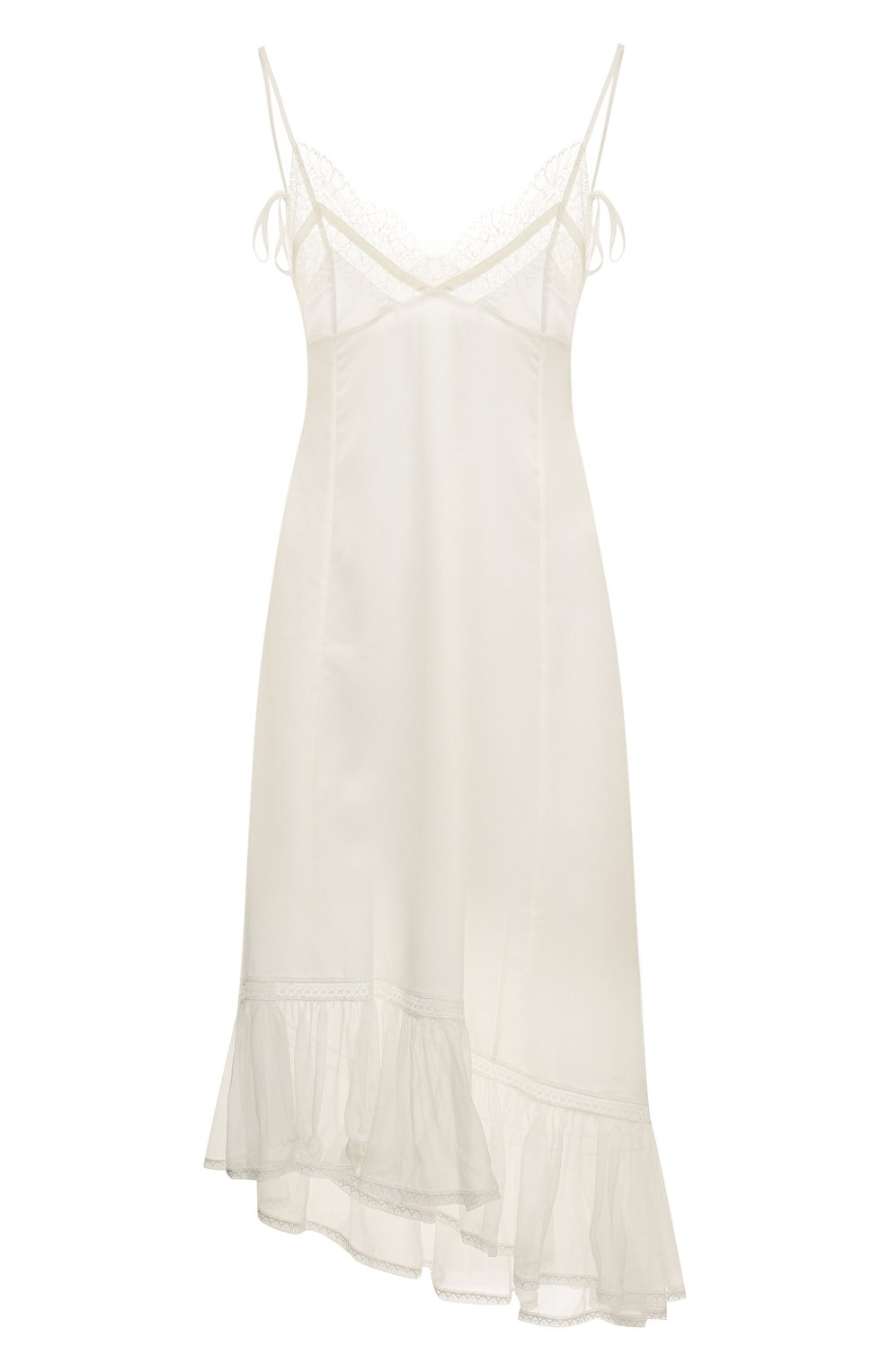 Платье DRIES VAN NOTEN молочного цвета по цене 89950 руб., арт. 221-011019-4255, фото 1 Платье DRIES VAN NOTEN, арт. 221-011019-4255, фото 1