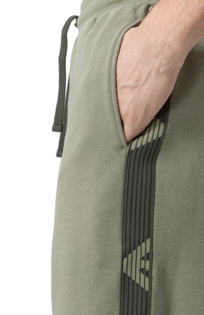 Хлопковые джоггеры EMPORIO ARMANI, арт. EM000500/AF10781, фото 5