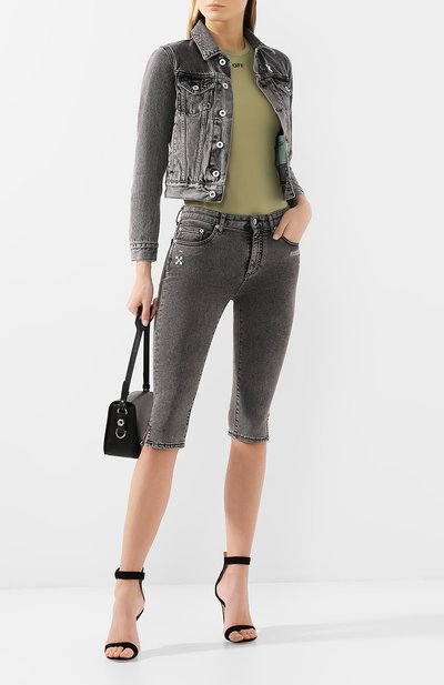Футболка из вискозы OFF-WHITE, арт. 0WAA062S19B780494110, фото 2