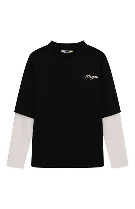 Хлопковый лонгслив MSGM KIDS, арт. F5MSJBTH257
