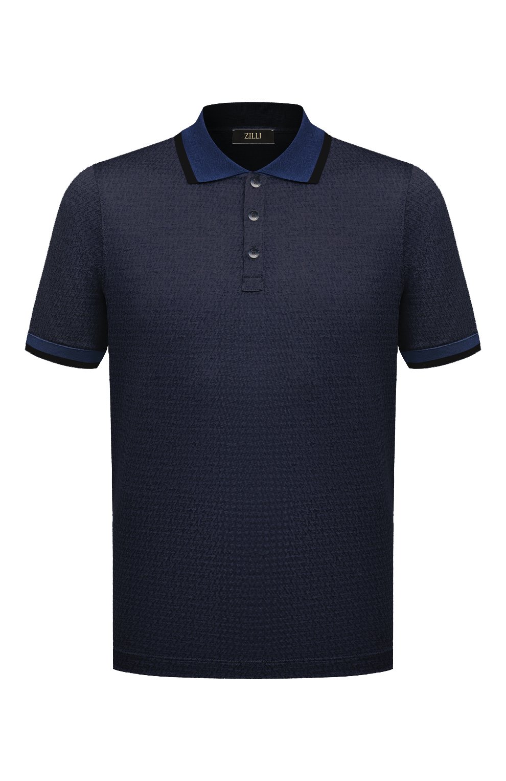Поло из хлопка и шелка ZILLI, арт. KBP005M0107VZJA00M, фото 1