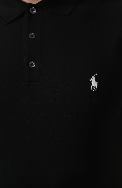 Хлопковое поло POLO RALPH LAUREN, арт. 710541705, фото 5