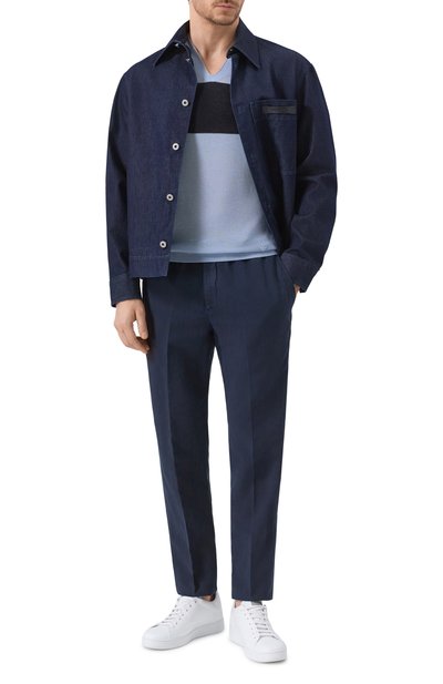 Пуловер из лиоцелла и шерсти EMPORIO ARMANI, арт. EM000675/AF14197, фото 2