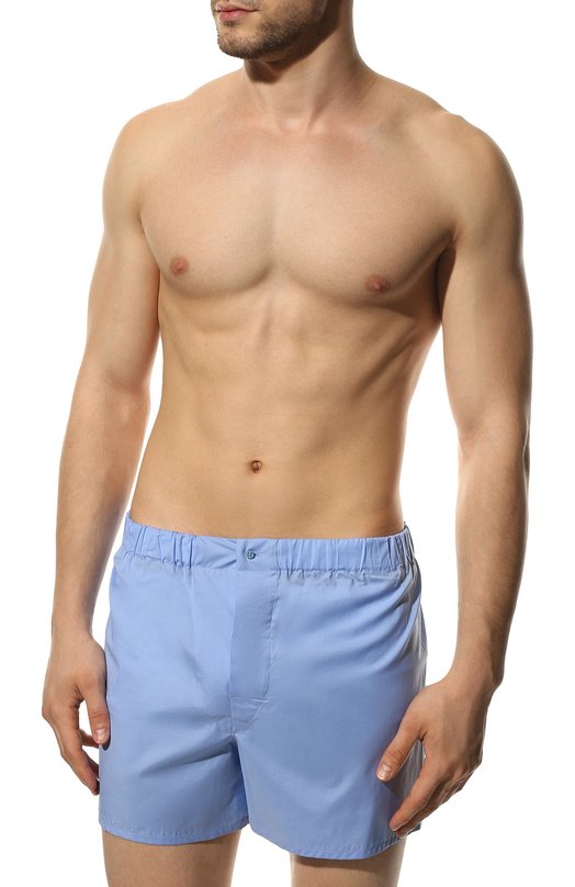 Хлопковые боксеры Stefano Ricci BX005/A304 Голубой  BX005/A304 Фото 2
