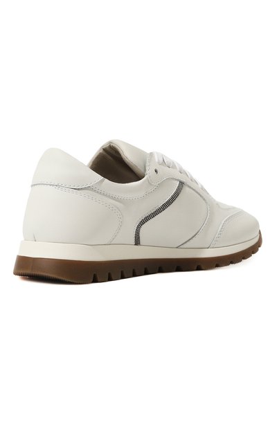 Кожаные кроссовки BRUNELLO CUCINELLI, арт. BZGS0ZG241, фото 3