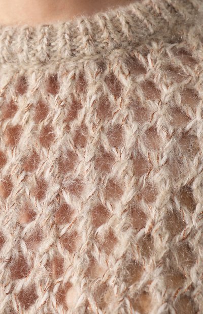 Свитер BRUNELLO CUCINELLI бежевого цвета по цене 113000 руб., арт. M9F386200, фото 5 Свитер BRUNELLO CUCINELLI, арт. M9F386200, фото 5