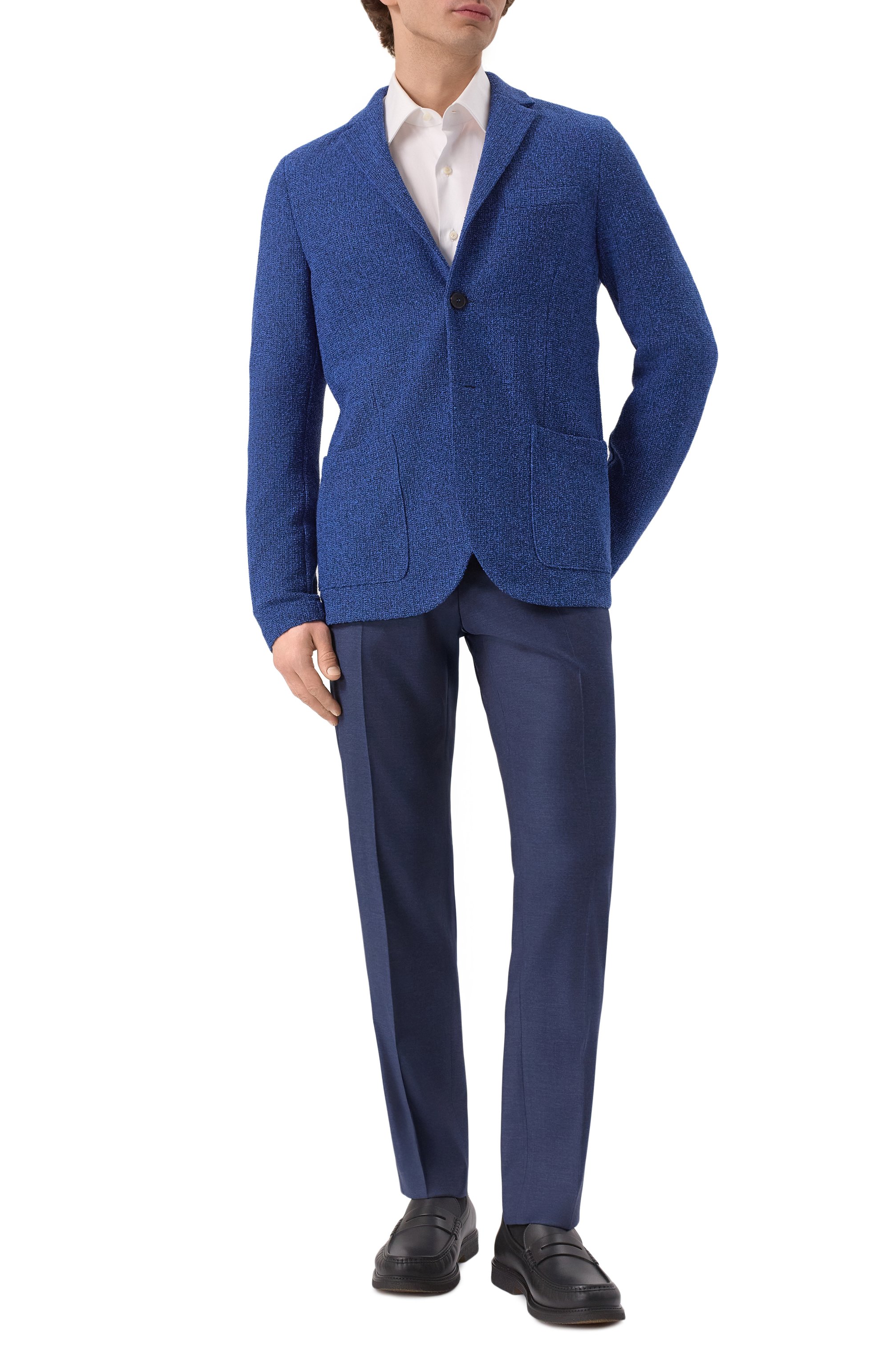 Хлопковый пиджак HARRIS WHARF LONDON, арт. C8Z22PXE, фото 2